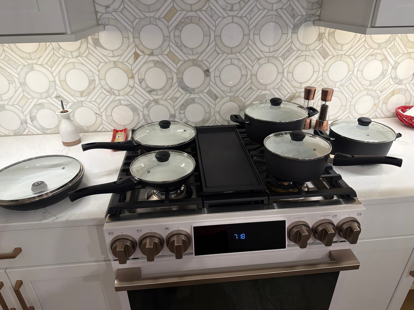 Customer photo review of 3 x P600 Saucepan &  Casserole Set