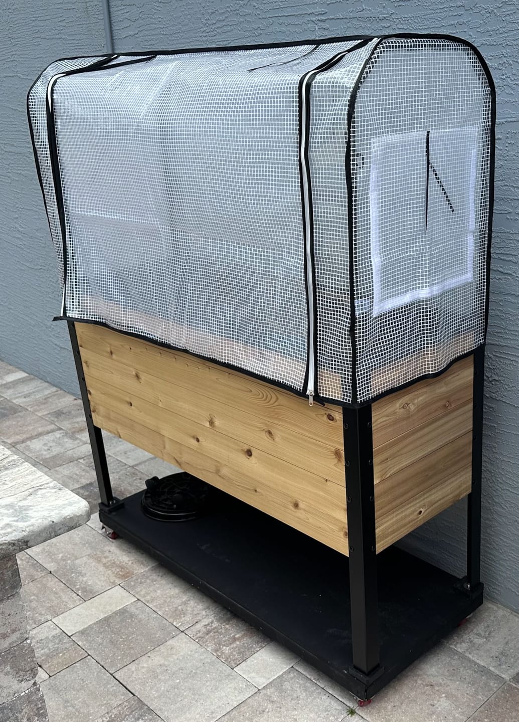 Customer photo review of Greenhouse Cover