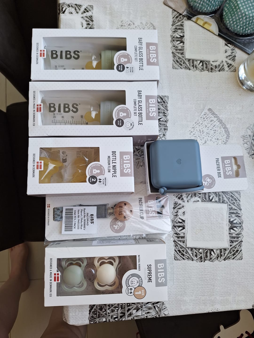 Customer photo review of BIBS üveg cumisüvegszett (zsálya) - 120 ml