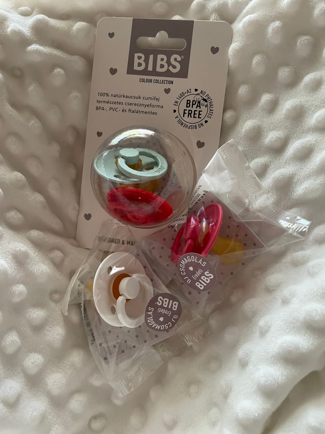 Customer photo review of BIBS Colour cumiszett - 4 cumi, választható színben