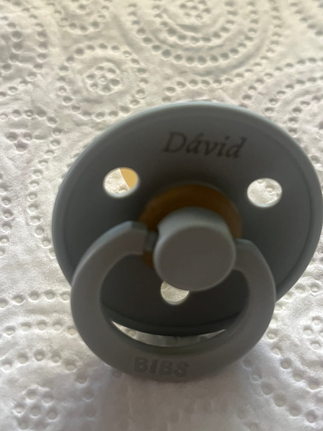 Customer photo review of Névre szóló BIBS Colour cumi - zsálya