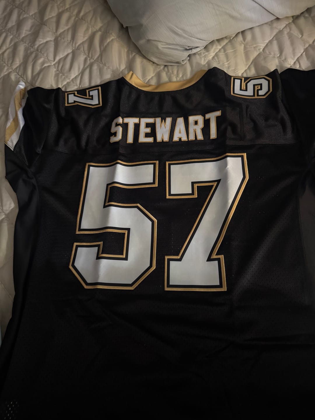 Customer photo review of Custom Football Jersey Personalized Stitched Letters Number for Practice