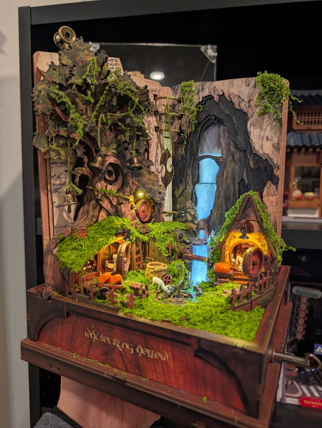 Customer photo review of Whispering Hollow Miniature House Kit (Music Box) | Collector's Edition