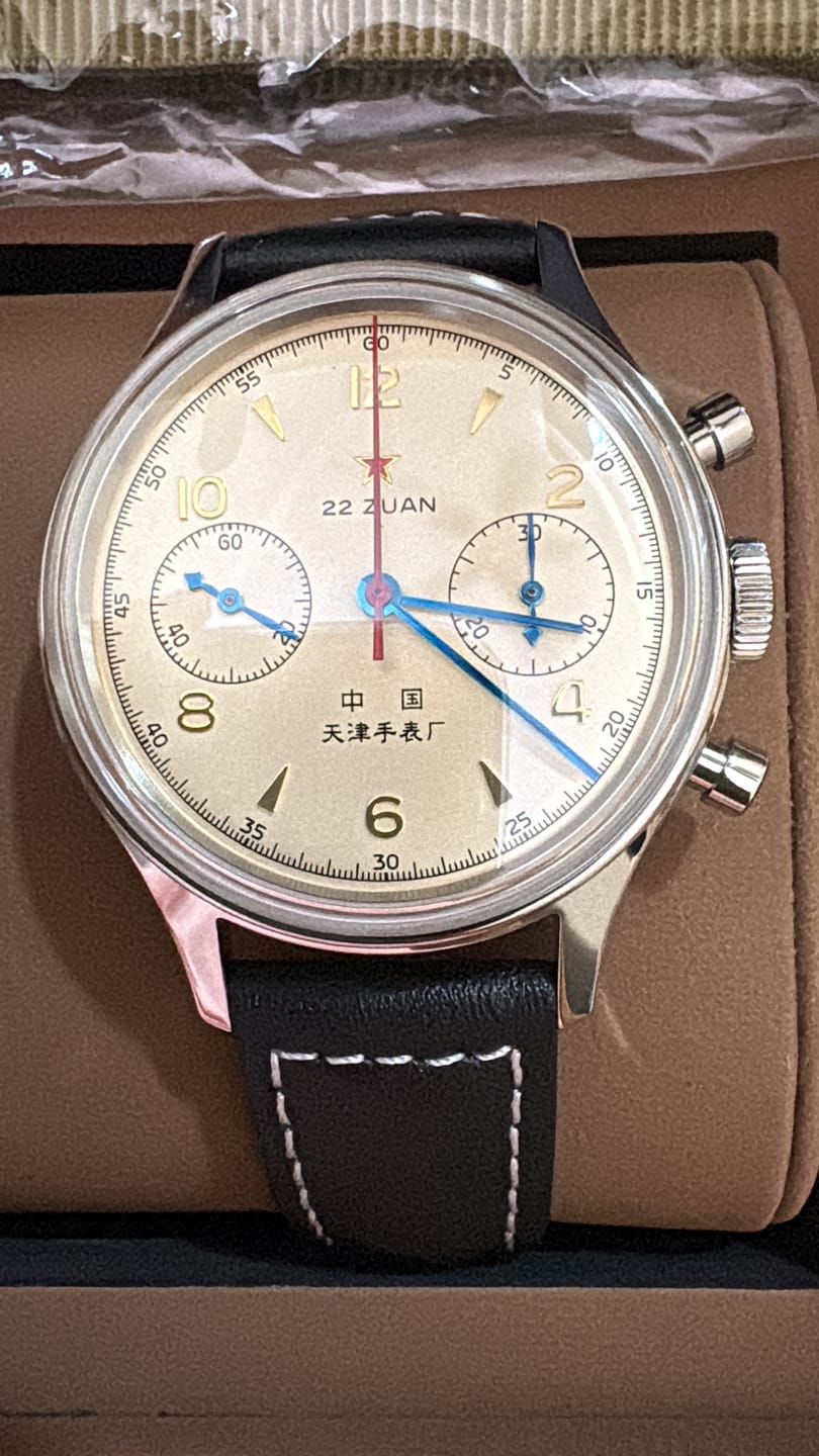 Customer photo review of Seagull 1963 Chronograph Watch 70th Anniversary Reissue 37.3mm