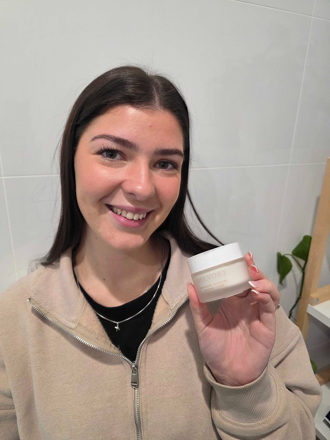 Customer photo review of Bakuchiol Aloe Advanced Restore Cream