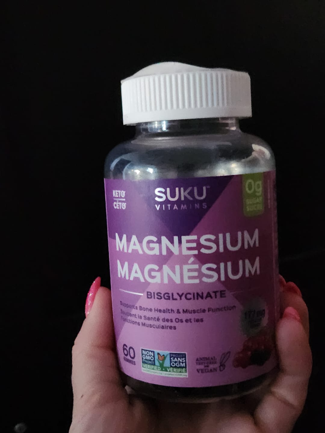Customer photo review of Suku - Mega Magnesium - 60 jujubes