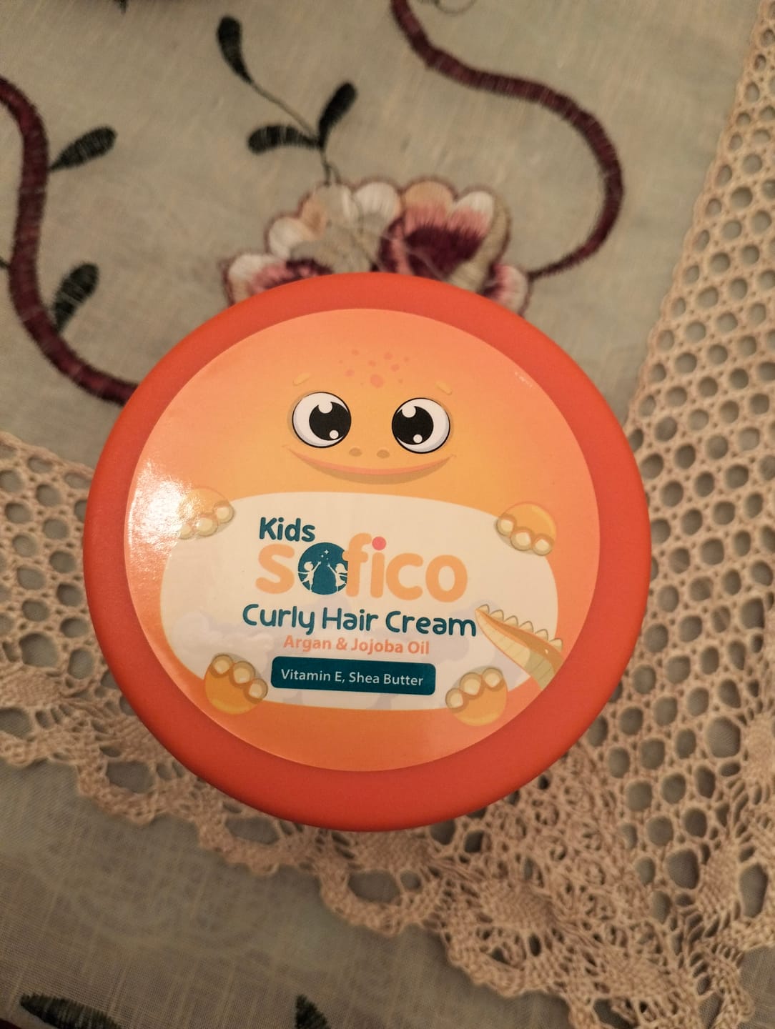 Customer photo review of Sofico Kids Curly Hair Cream Argan & Jojoba Oil 200 ml