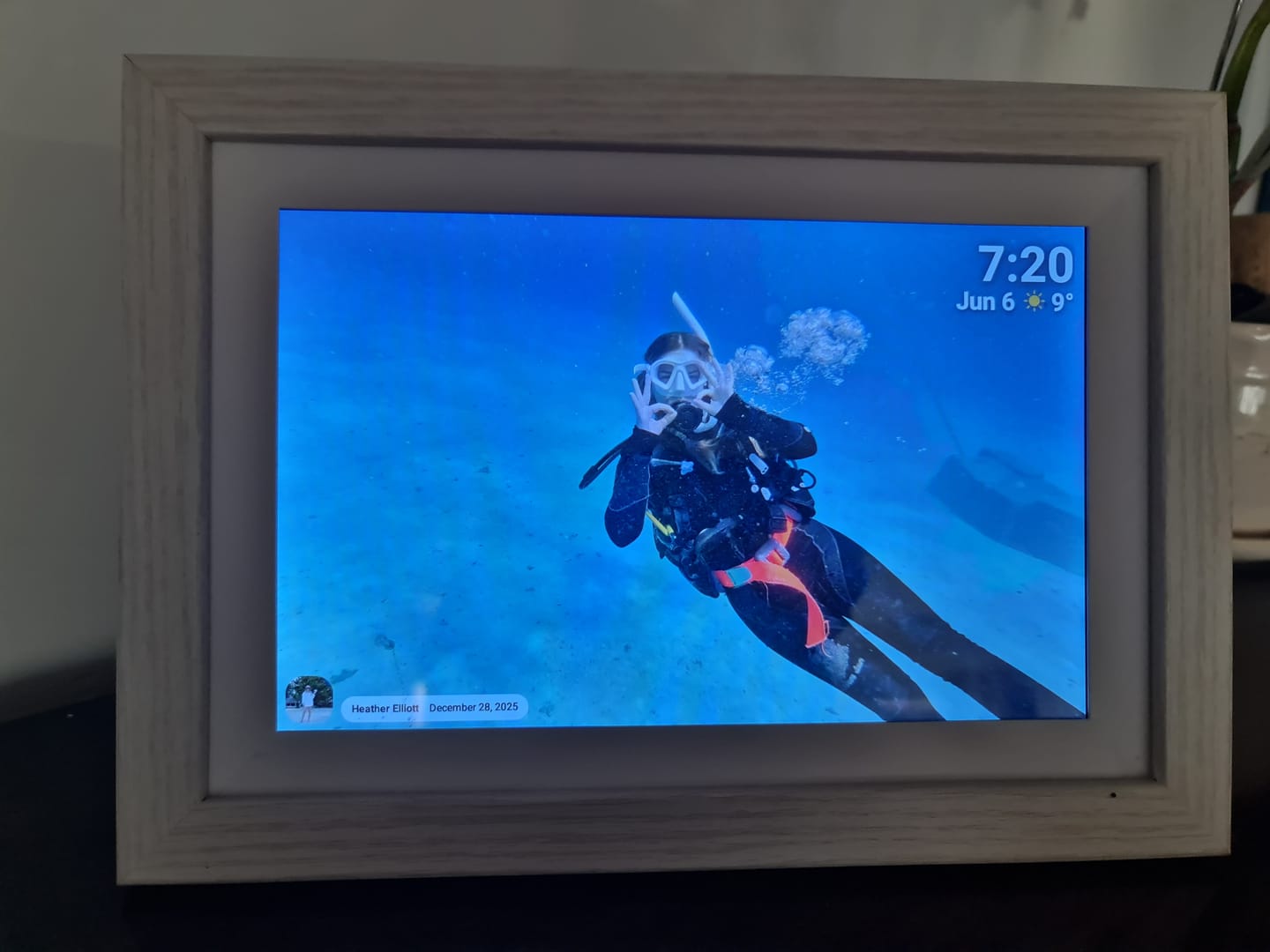 Customer photo review of Digital Photo Frame