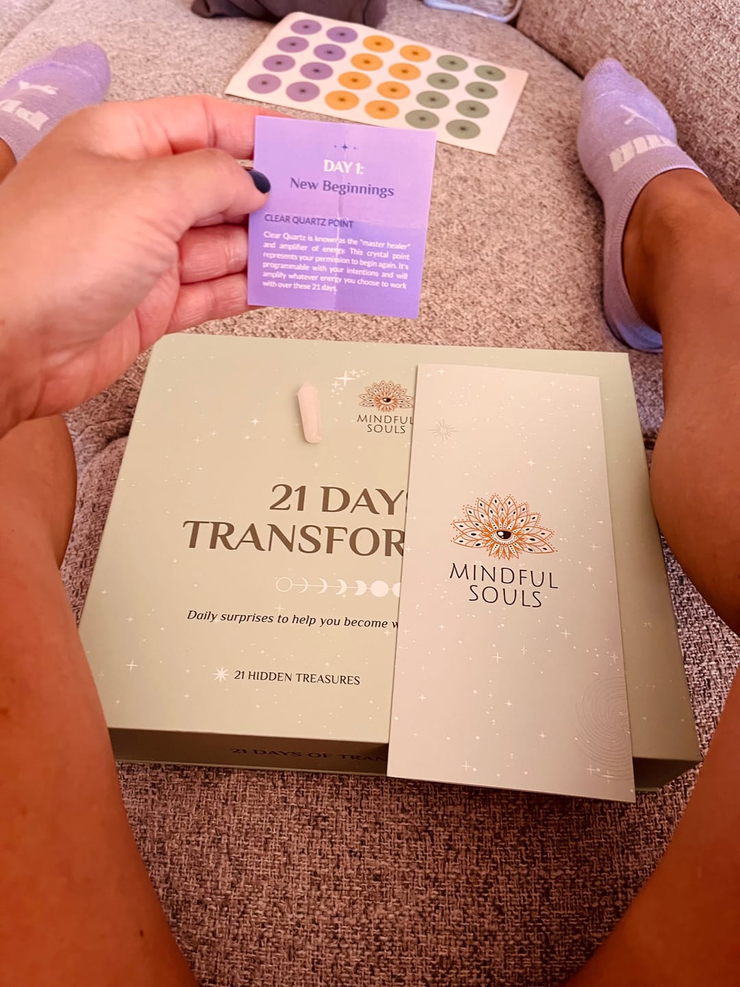 Customer photo review of 21 Days of Transformation — A Guided Ritual Experience
