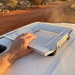 Customer photo review of NomadLink Magnetic Roof Mount | For Starlink Mini
