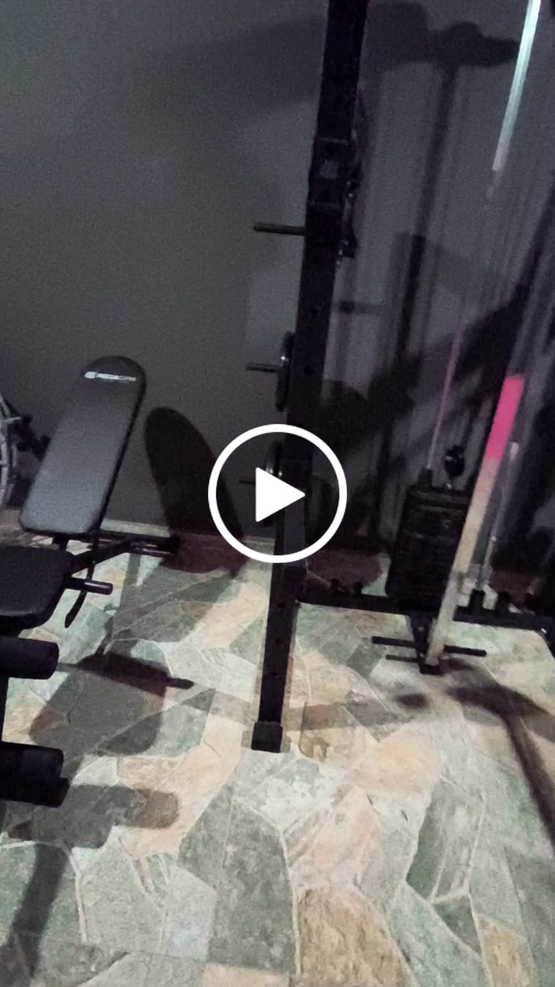 Customer video review of Estação De Musculação Mega Rack Full Com Polia Móvel Flutuante