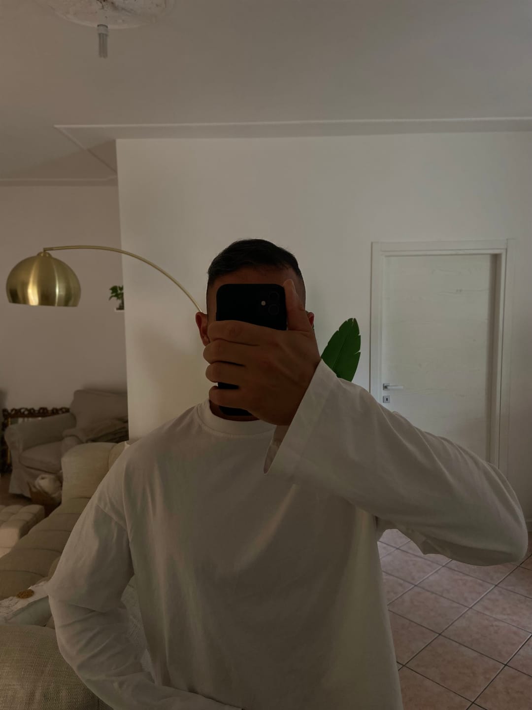 Customer photo review of Longsleeve Cropped Blanks 220GSM Off White