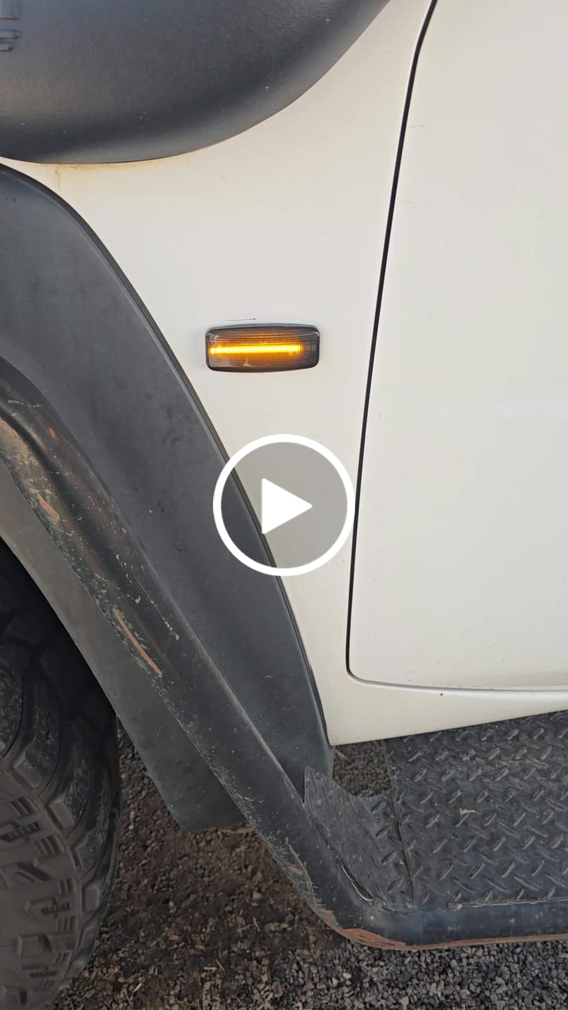 Customer video review of Nissan Patrol Y61 2004 - 2016 LED Sequential Side Marker
