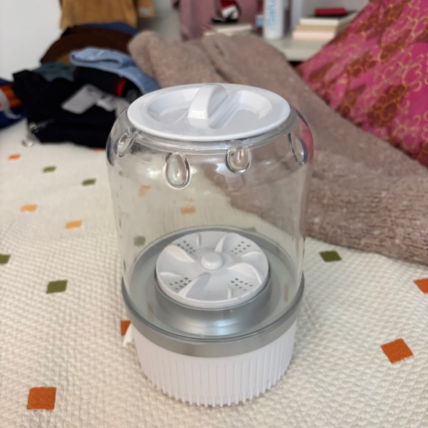Customer photo review of Velora™ Mini Lavadora Eléctrica Portátil