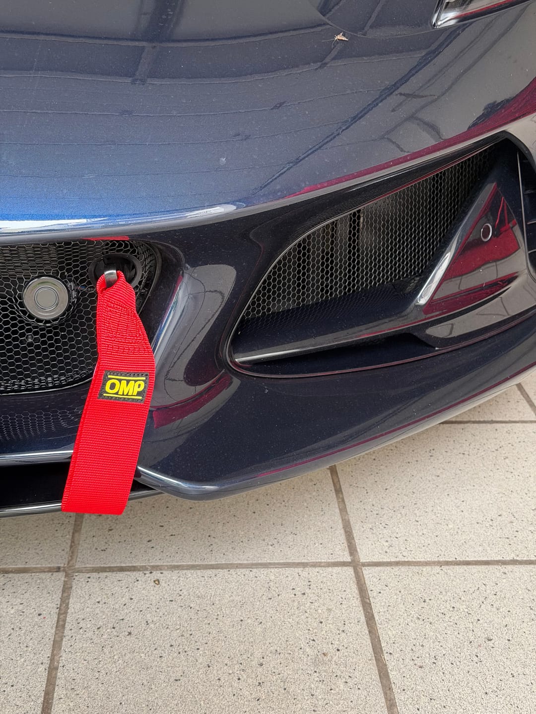 Customer photo review of OMP tow strap kit for Emira, Exige & Evora