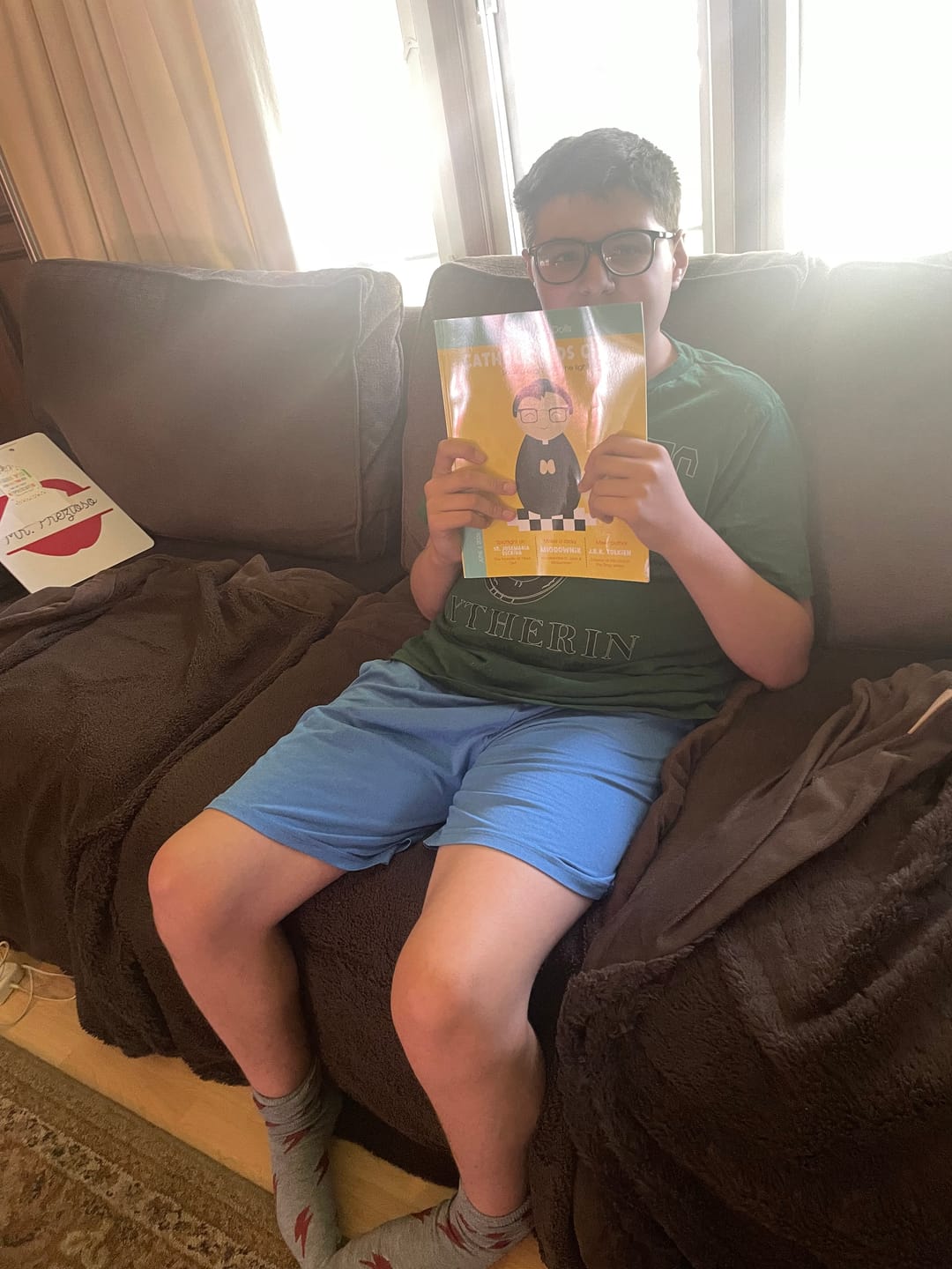 Customer photo review of Catholic Kids Club Magazine 1-Year Subscription (12 issues- 1 per month)