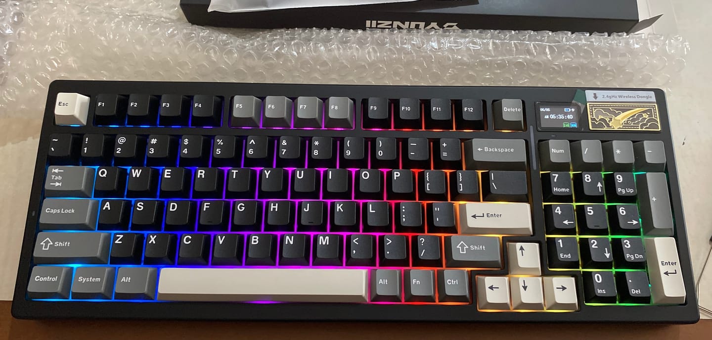 Customer photo review of YUNZII IF99 Mekanik Klavye