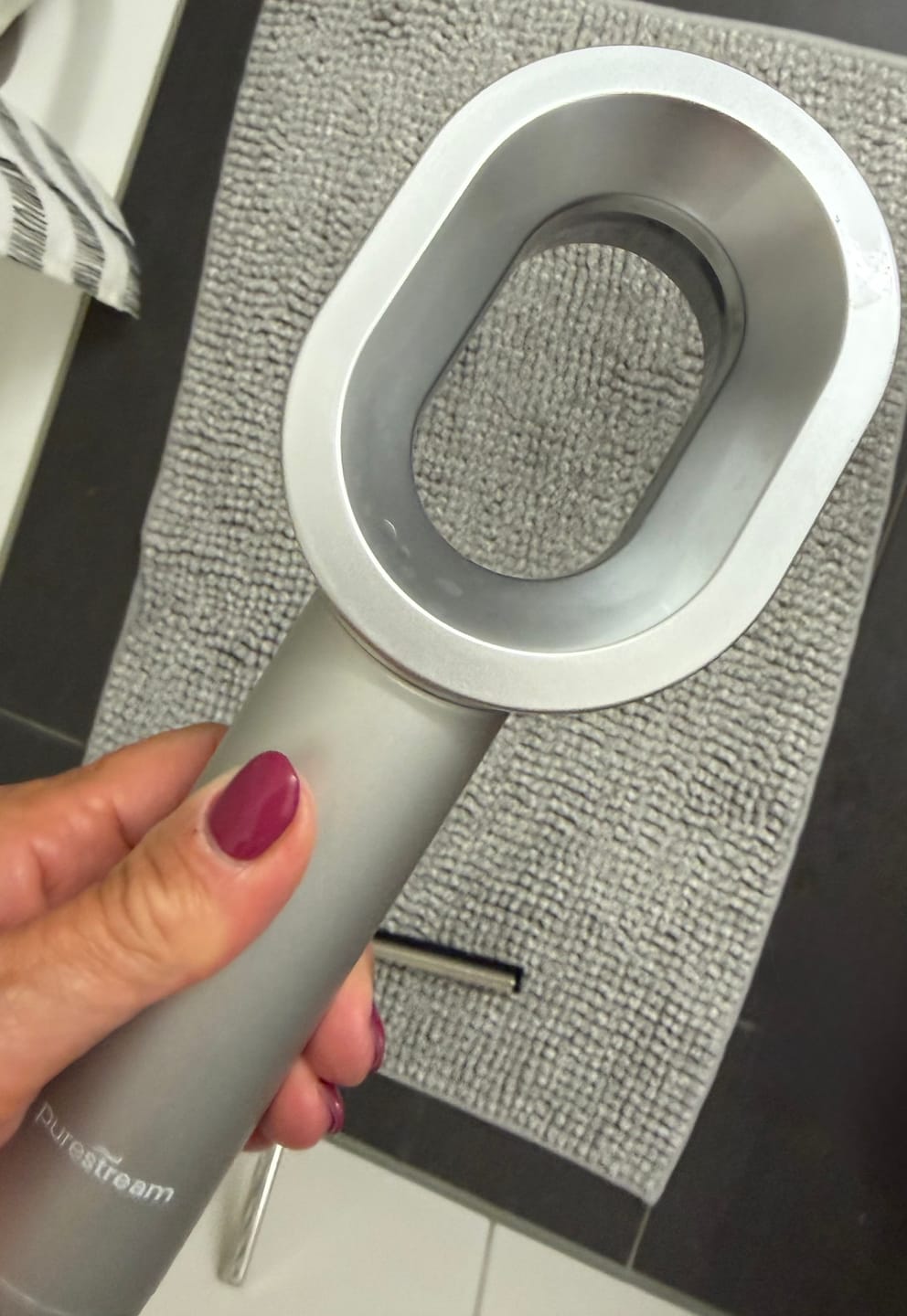 Customer photo review of PureStream Aquabliss - Duschkopf mit Filter mit universellem Filtersystem