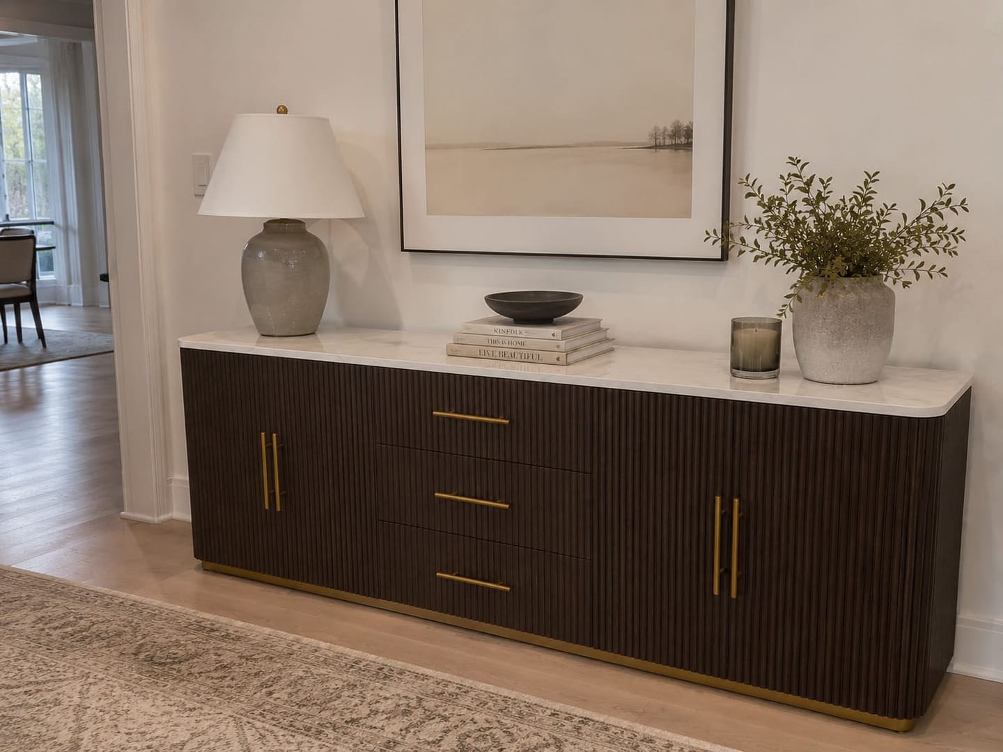 Customer photo review of Fanny Plinth Sideboard with Drawers
