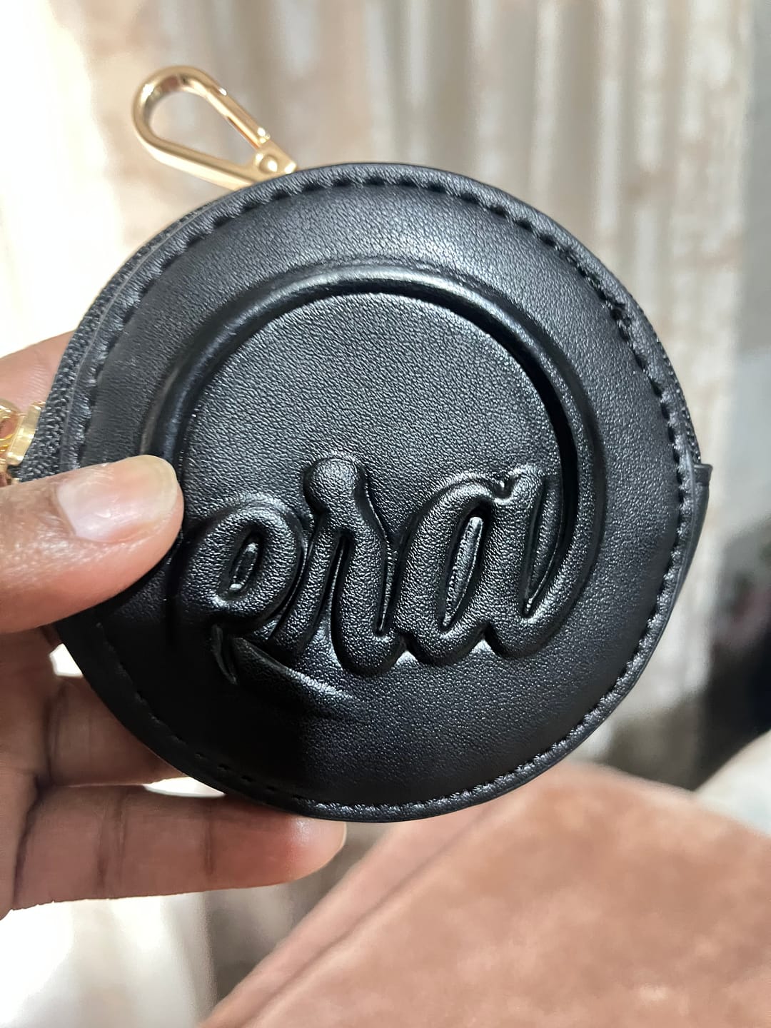 Customer photo review of Black Era Charm Purse