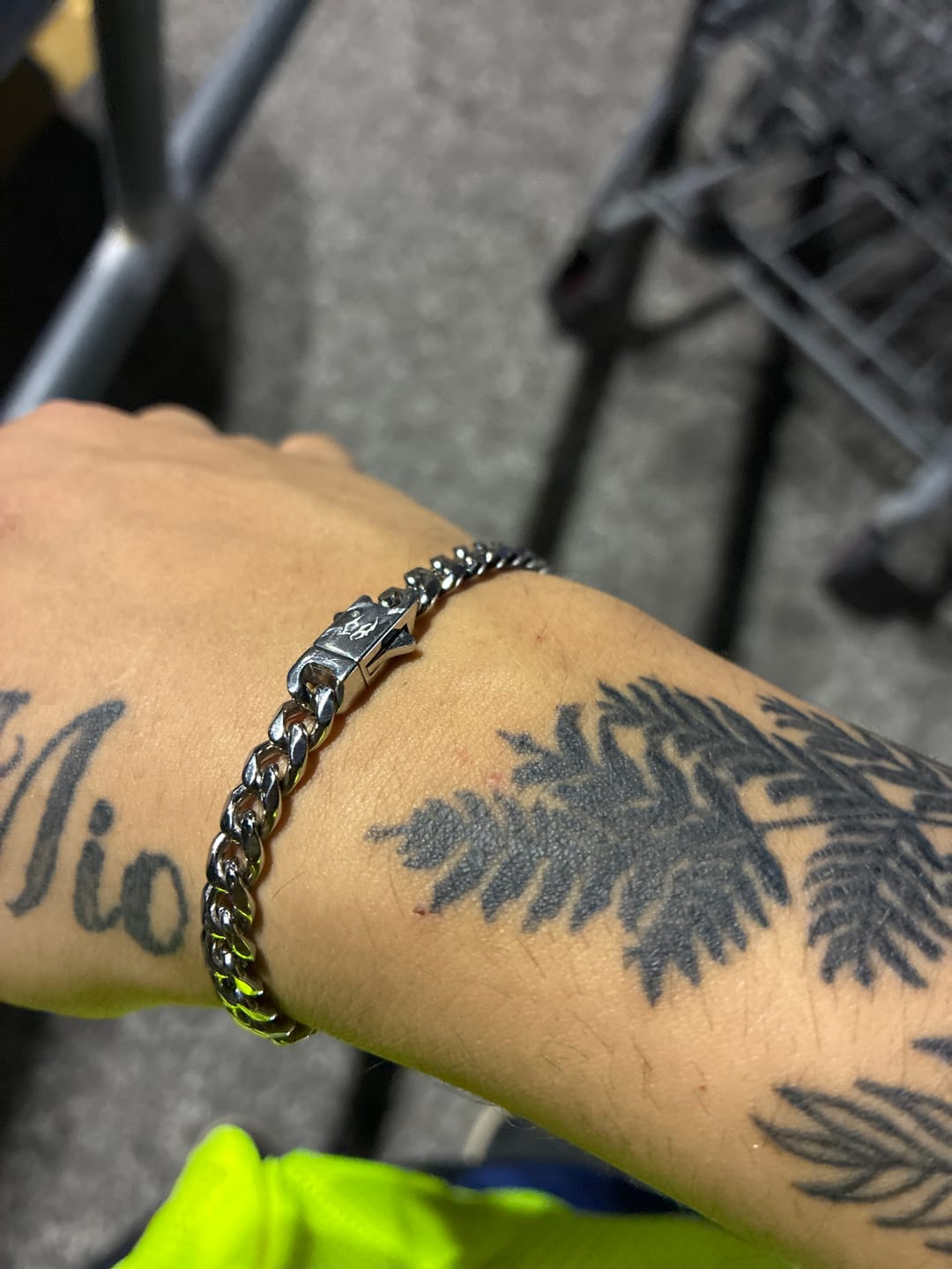Customer photo review of CUBAN LINK BRACELET