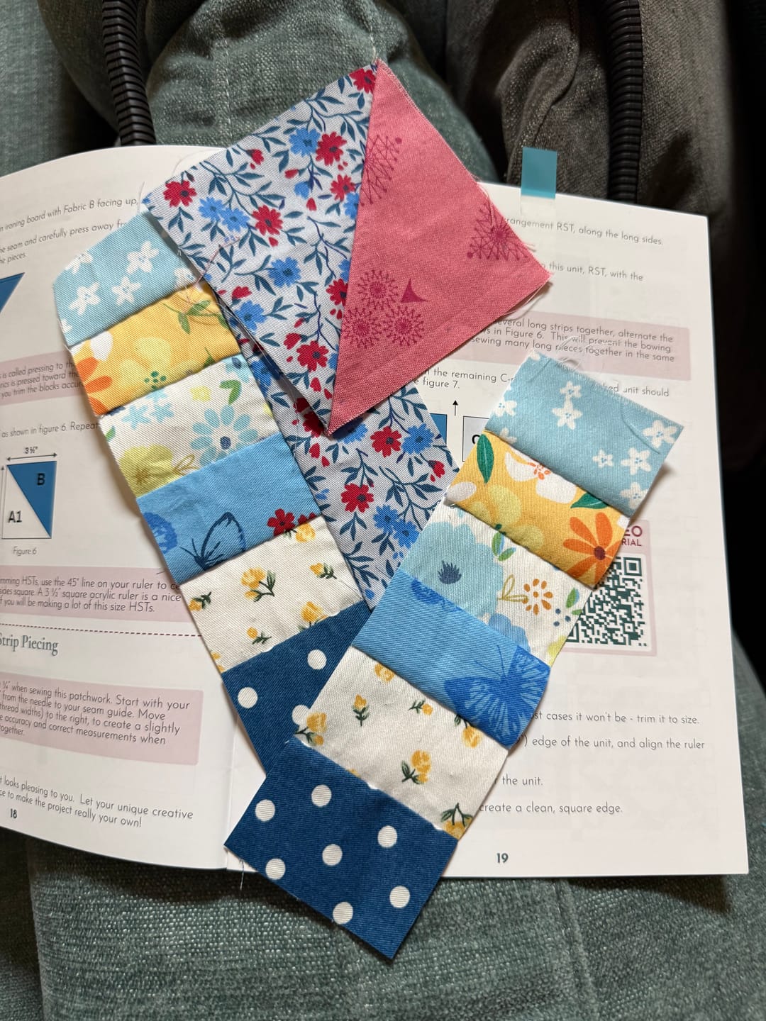 Customer photo review of Mrs Quilty Subscription Box