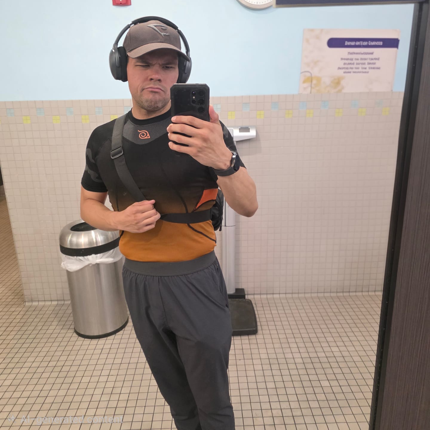 Customer photo review of Ninja Compression Tee