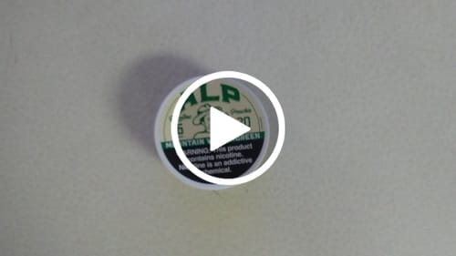 Customer photo review of Spearmint Nicotine Pouches
