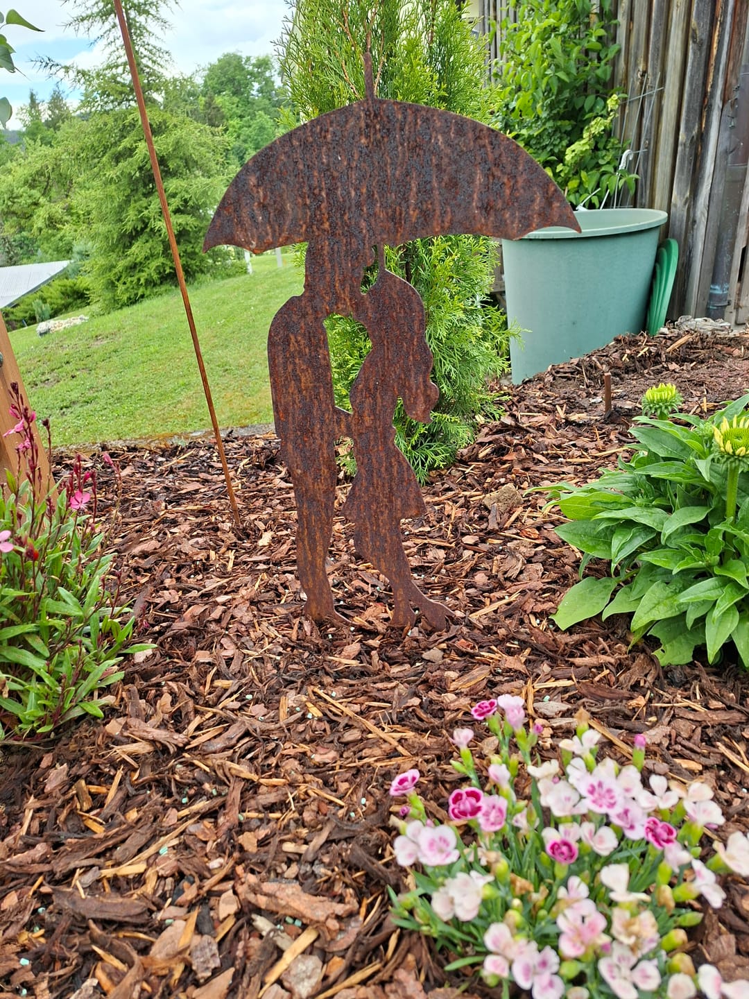 Customer photo review of Gartenstecker Liebespaar