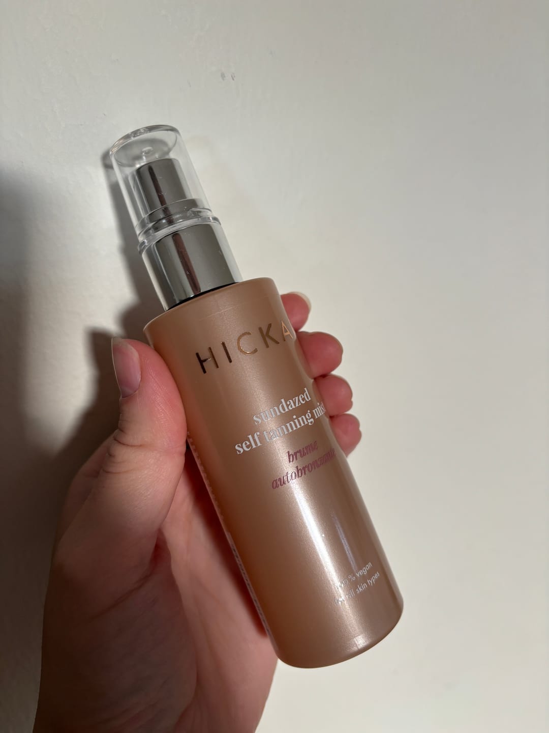 Customer photo review of Sundazed Self Tanning Mist
