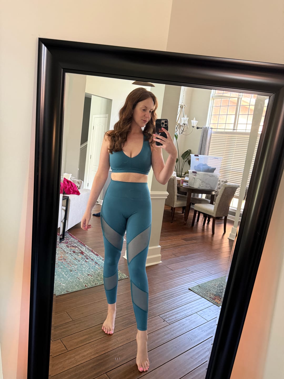 Customer photo review of DAYDREAM V-Scoop Neck Racerback Sports Bra