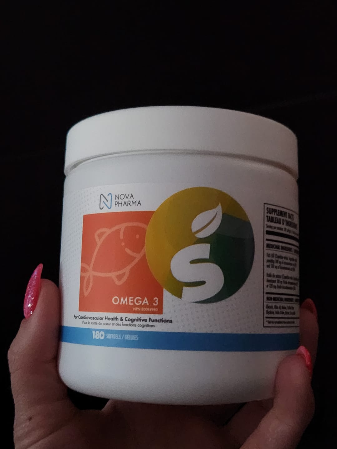 Customer photo review of Nova Pharma - Oméga 3 - 180 gélules