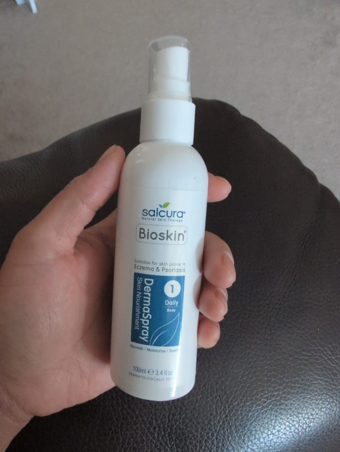 Customer photo review of Bioskin DermaSpray Intensive
