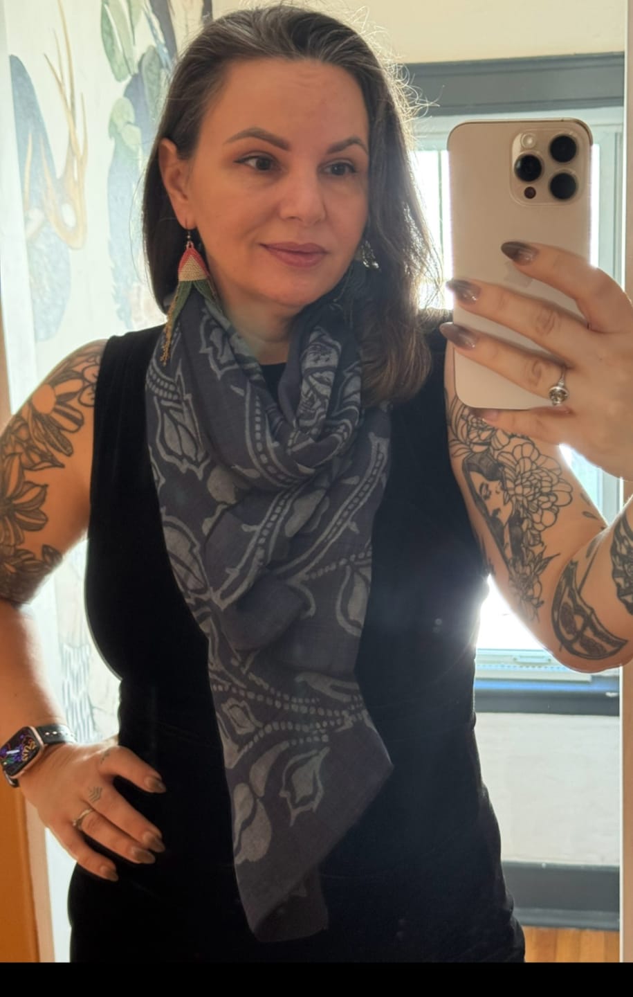 Customer photo review of Briar All-Season Scarf