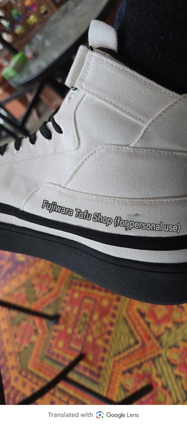 Customer photo review of HTXJPN Fuji3 High Top Sneakers