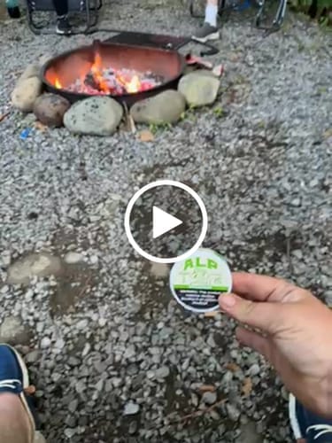 Customer photo review of Spearmint Nicotine Pouches