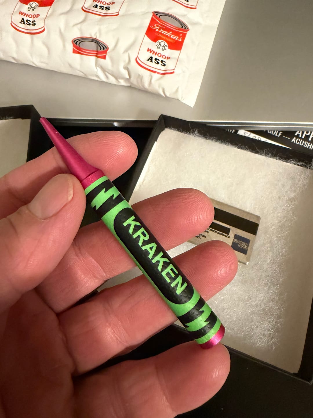 Customer photo review of 🍉 Slice Free Crayon Golf Divot Tool (Melon)