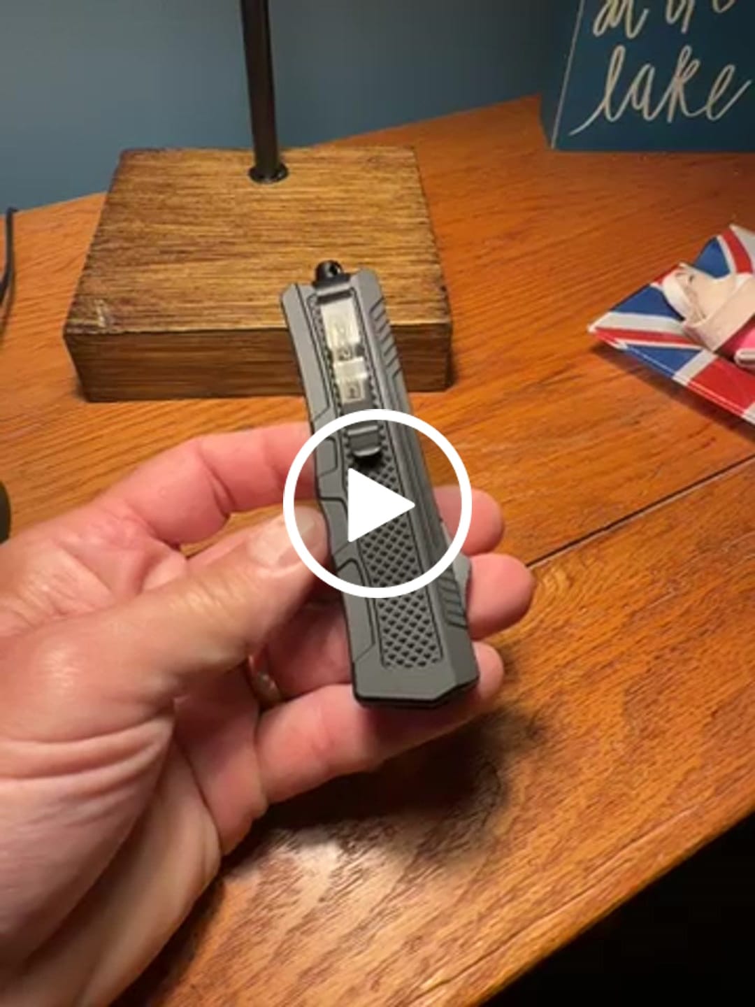 Customer video review of Viper Tec Jax OTF Automatic Knife – D2 Steel
