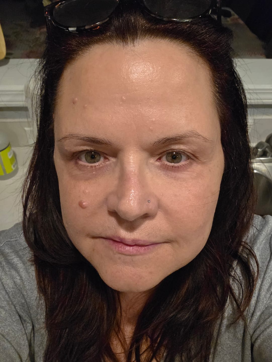 Customer photo review of SPF 45 Liquid Serum 1 Serum