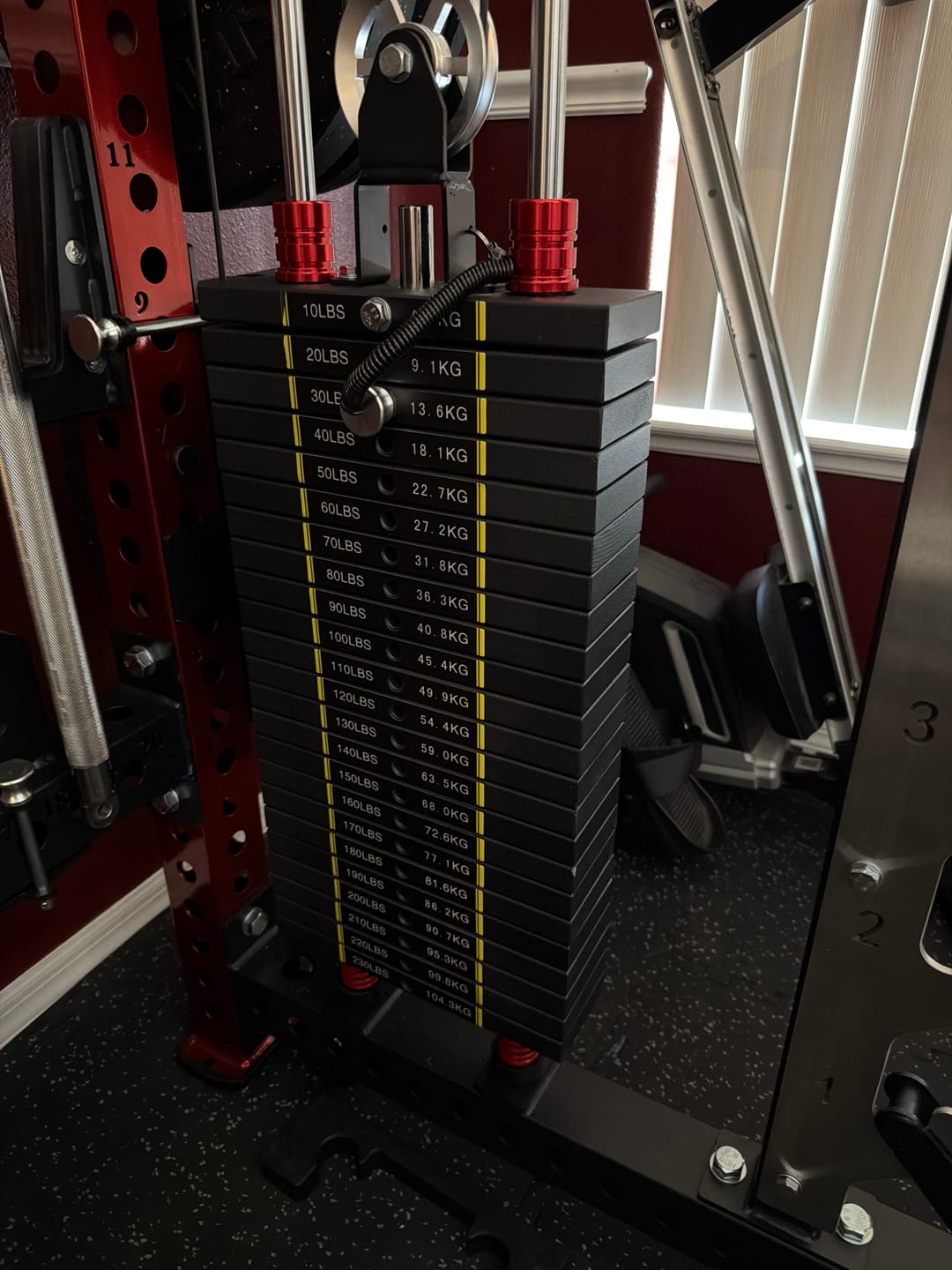 Customer photo review of ANUBIS™ Add-On Weight Stack Kit - 120 lb