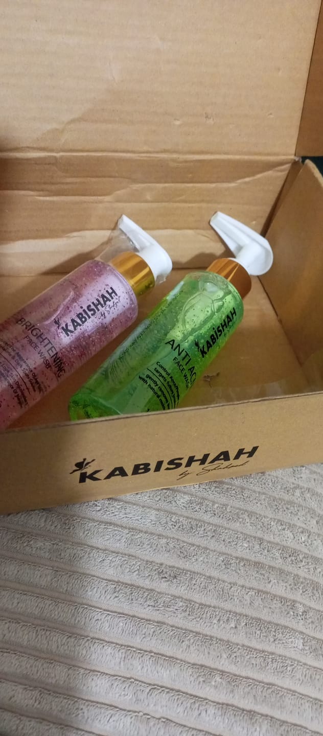 Customer photo review of Face Wash Bundle: Clear & Bright Face Fusion