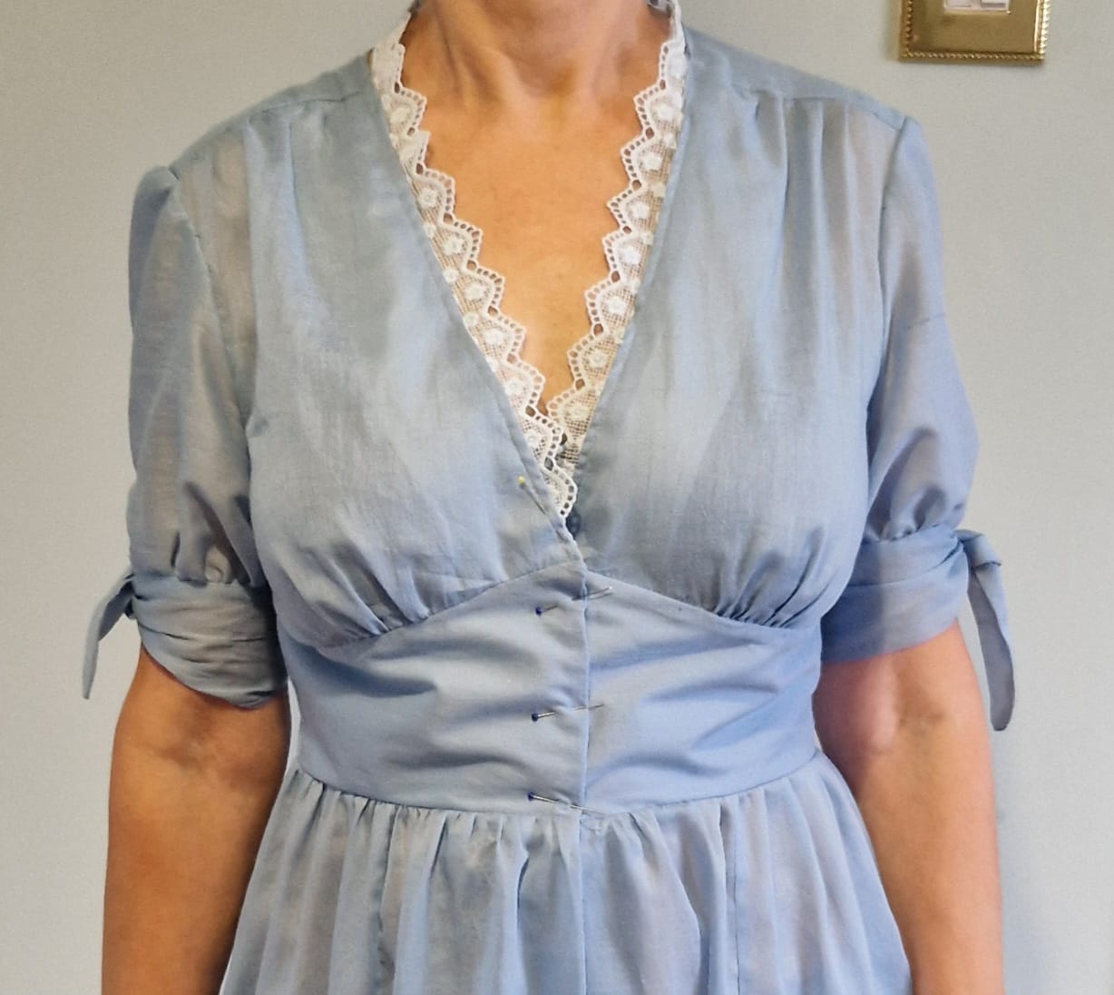 Customer photo review of Soft Cotton Muslin - 44" Wide - 16 Variations Available