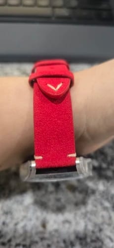 Customer photo review of OnePlus Leather Quick Release Watch Band Strap for Smartwatch