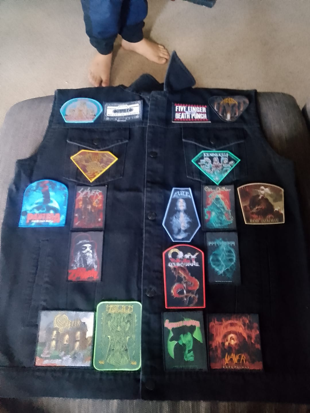 Customer photo review of The Left Hand Black - Vest