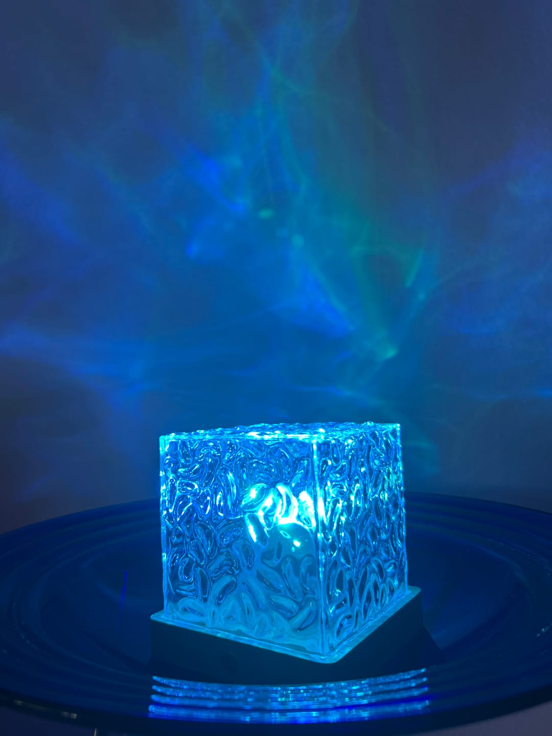 Customer photo review of Nordlicht Lampe mit 16 Farben - AuroraGlow