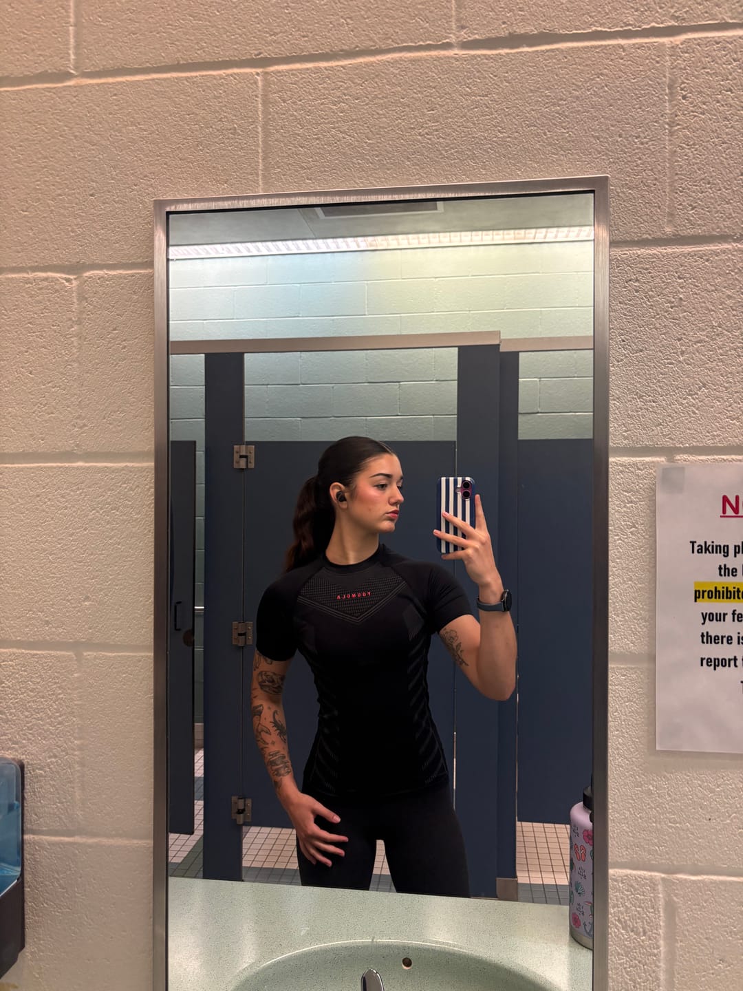 Customer photo review of 465 Superhero Compression Tees