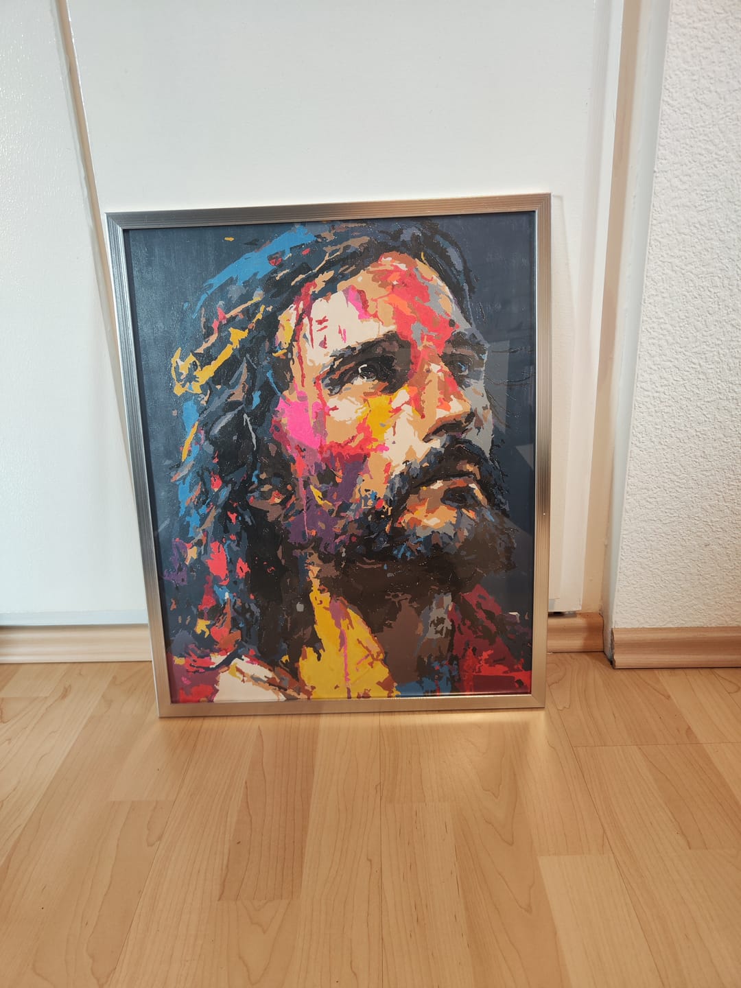 Customer photo review of Malen nach Zahlen - Abstract Jesus