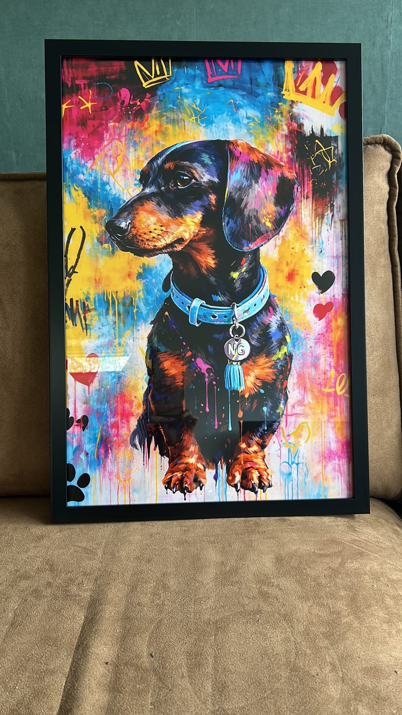 Customer photo review of Graffiti - Gepersonaliseerde Poster