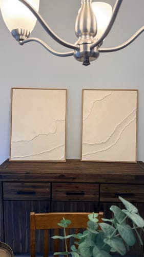 Customer review photo for Abstract Painting Set Of 2 #SP035