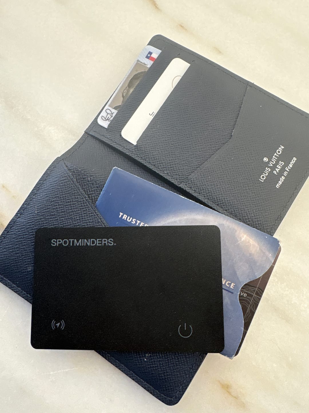 Customer photo review of SPOTMINDERS. Tracking Card